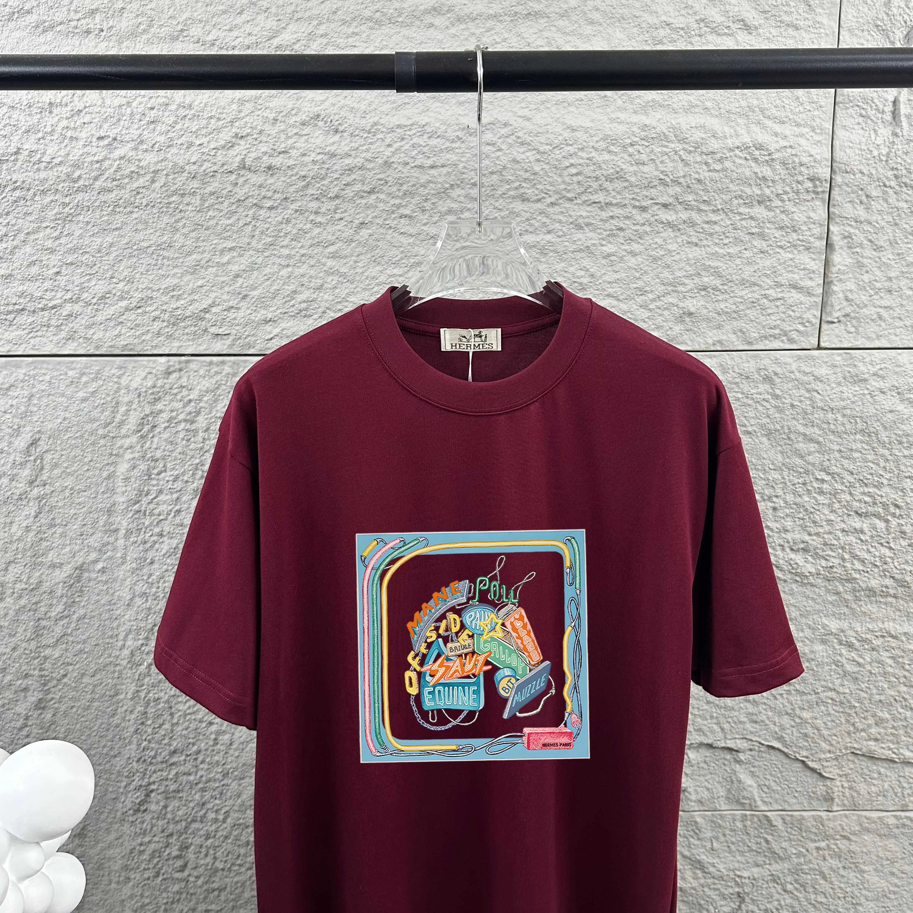 Herme* * 2026 New Arrival Classic T Same Style ：Black White Red Size： S （90-130 ） M （120-150 ） L （140-165 ） XL （160-180 ） XXL （180-210 ）